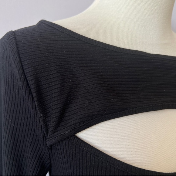 BANANA REPUBLIC TOP S PETITE BOATNECK CUT OUT SEXY CHIC DRESSY - Picture 6 of 11